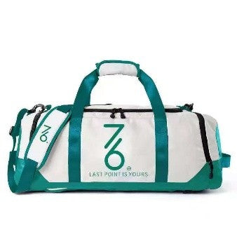 ボストンバッグ 白&緑